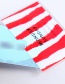 Fashion White Stripe&cat Pattern Decorated Certificates Case