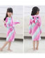 Fashion Pink Pure Color Decorated Pajamas
