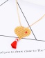 Fashion Gold Color Pineapple Shape Decorated Necklace