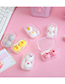 Fashion White Duck Pattern Decorated Contact Lens Box