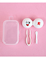 Fashion White Bear Pattren Decorated Contact Lens Box