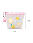 Fashion Yellow+white Pineapple Pattren Decorated Coin Purse