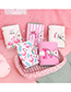 Fashion Pink+white Stripe Pattern Decorated Card Holder
