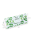 Fashion Green+white Leaf Pattern Decorated Glasses Case
