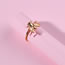 Fashion Gold Color Bee Shape Decorated Opening Ring