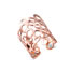 Fashion Silver Color Hollow Out Design Pure Color Opening Ring