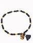 Fashion Black Tassel Decorated Bracelet