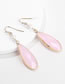 Fashion Pink Waterdrop Shape Decorated Earrings