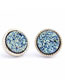 Fashion Beige Round Shape Decorated Earrings