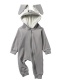 Fashion Gray Pure Color Decorated Jumpsuit