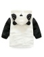 Fashion Black+white Panda Shape Decorated Pajamas