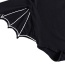 Fashion Black Bat Shape Decorated Cosplay Costume