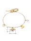 Fashion Rose Gold Bee Shape Decorated Bracelet