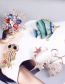 Fashion Multi-color Snowflake Shape Design Brooch