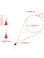 Fashion Red Bell Shape Decorated Jewelry Set