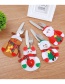 Fashion Red Santa Claus Pattern Decorated Knife And Fork Case(not Include Knife And Fork )
