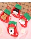 Fashion Red Snowman Pattern Decorated Sock