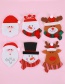 Fashion Red+white Santa Claus Pattern Decorated Cutlery Cover