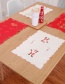 Fashion Red Hollow Out Deisgn Flower Pattern Placemat