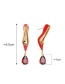 Fashion Red High Heels Shape Decorated Earrings