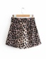 Fashion Leopard Leopard Pattern Decorated Skirt