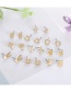 Fashion Gold Color Rabbit Shape Decorated Earrings
