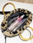 Fashion Beige Leopard Pattern Decorated Bag