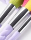 Fashion Multi-color Color-matching Decorated Makeup Brush(7pcs)