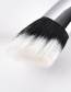 Fashion Black Flat Shape Decorated Makeup Brush