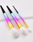 Fashion Multi-color Color-matching Decorated Makeup Brush(3pcs)