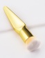 Fashion Gold Color Pure Color Decorated Makeup Brush