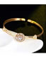Fashion Gold Color Round Shape Decorated Jewelry Set (5 Pcs )