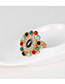 Fashion Multi-color Diamond Decorated Jewelry Set (4 Pcs )
