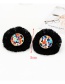 Fashion Beige Round Shape Decorated Earrings