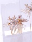 Fashion Rose Gold Flower Shape Decorated Hair Accessories
