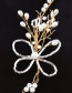 Fashion White Pearl Decorated Hair Accessories