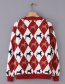 Fashion Red Horse Pattern Decorated Coat