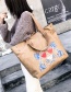 Fashion Silver Color Heart Pattern Decorated Handbag