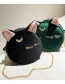 Fashion Black Cat Shape Decorated Shoulder Bag