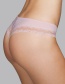 Sexy Pink Bowknot Decorated Pure Color Briefs