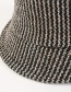 Fashion Khaki Stripe Pattern Design Simple Hat