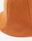 Fashion Khaki Pure Color Design Double-sided-use Hat
