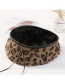 Fashion Brown Leopard Pattern Decorated Simple Hat