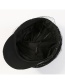 Fashion Black Grid Shape Design Simple Peaked Cap