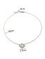 Fashion Silver Color Pure Color Decorated Hollow Out Necklace
