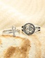 Fashion Silver Color Flower Shape Decorated Ring (12 Pcs )
