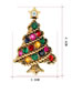 Fashion Multi-color Tree Shape Decorated Brooch