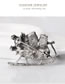 Fashion Silver Color+red Diamond Decorated Brooch