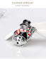 Fashion Silver Color Snowman Shape Decorated Brooch