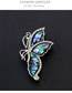 Fashion White Butterfly Shape Decorated Brooch